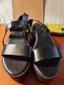 ¡NUEVO! Sandalia plataforma tacón bloque talla 10/41 - Imagen 1 de 5