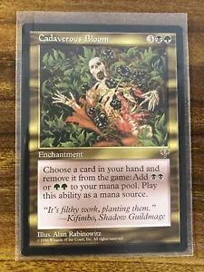 MTG✨CADAVEROUS BLOOM✨Mirage NM/MINT RARE Enchantment 1996 RESERVE LIST Unplayed - Picture 1 of 8