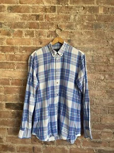 Marc by Marc Jacobs Men’s Shirt, Sz Small Classic Fit Blue Plaid - Picture 1 of 7
