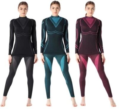 Ladeheid Damen Frau Funktionsunterwäsche Set Shirt Unterhose Thermoaktiv S-XL - Bild 1 von 2