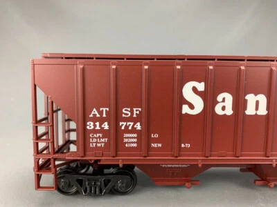 O Gauge Weaver Centerflow Hopper Santa Fe #314774 2-Rail O1757 LZ - Image 1 of 4