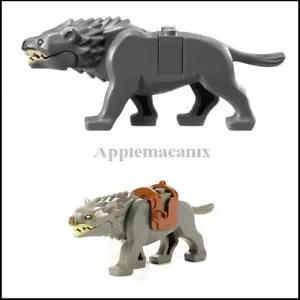 LEGO Hobbit 79002 grau Warg Attack of the Wargs grau Minifigur/Sattel Wolf NEU - Bild 1 von 1