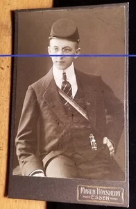 Peter Schumacher 1913 Student Stürmer Zirkel ? / CDV Martin Hönscheidt Essen - Picture 1 of 2