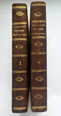 1825 FAILLITES et BANQUEROUTES DECONFITUR LIVRE DROIT BOULAY-PATI  CODE NAPOLEON - Photo 1/4
