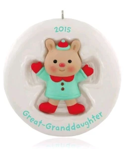 Hallmark Keepsake Ornament Great Granddaughter Christmas 2015 - Picture 1 of 1
