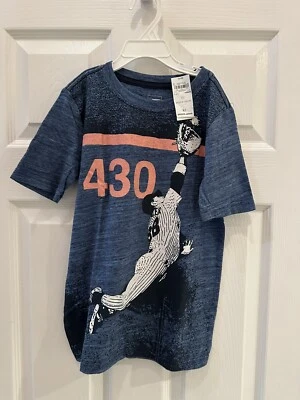 ¡NUEVO CON ETIQUETAS!  Camisa de béisbol manga corta Kohls Sonoma 7x para niños venta al por menor $20 Foto 1 de 4