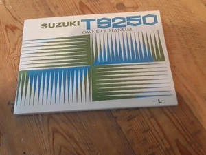 Vintage Suzuki TS250 Motorcycle Owners Manual - Picture 1 of 5