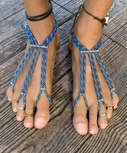 Chux B3 Barefoot Sandals | Men | Sole less sandals | Beachwear | Tropical - Picture 1 of 5