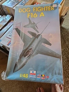 F-16A DogFighter Model Kit By Ertl ESCI 1/48 Scale FACTORY SEALED  - Picture 1 of 2