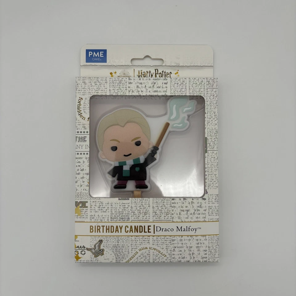 Vela de Cumpleaños Harry Potter, Draco Malfoy, Cupcake Decoración de Pasteles Fiesta NUEVO Foto 1 de 2