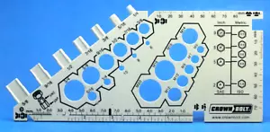 Dispositivo calibro corona/bullone, vite e bullone. 9" X 4". - Foto 1 di 4