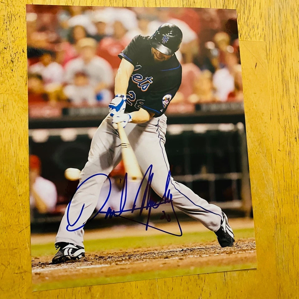 FOTO 8X10 FIRMADA/AUTOGRAFIADA POR DANIEL MURPHY NY METS ¡BONITA!! Foto 1 de 1