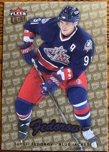 2006-07 Fleer Ultra Gold Medallion Sergei Fedorov #58 Columbus Blue Jackets - Picture 1 of 2