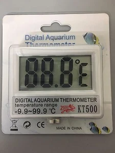 Termómetro digital medidor de temperatura para acuario para tanque de peces-9,9 ° C ~ 99,9 ° C VENDEDOR DEL REINO UNIDO - Imagen 1 de 6