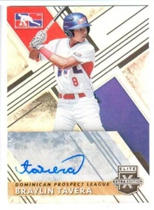 Elite Extra Edition 2019 Braylin Tavera Rookie ¡Auto! #212 - Imagen 1 de 1
