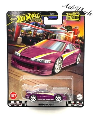 Acura Integra GSR #107 2024 Hot Wheels Boulevard Custom '01 (púrpura) Foto 1 de 2