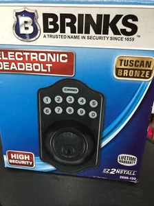 NEW-Brinks 2685-150 Catenaccio Elettronico - Bronzo Toscano---VEDI DESCRIZIONE -- - Foto 1 di 2