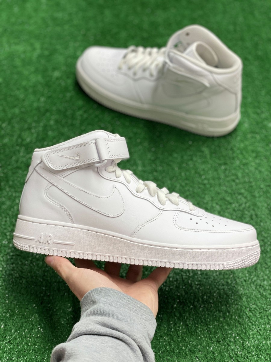 Nike Air Force 1 Mid Triple White for Sale | Authenticity Nike Air Force 1 Mid Triple White for Sale | Authenticity