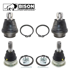 Bison Performance 4pc Front Upper & Lower Ball Joints Kit For QX56 Armada Titan - Picture 1 of 3