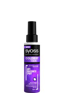 Genuine Syoss Professional Anti Brassiness Hair Spray Against Yellow Tones 100ml