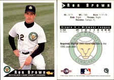 Ron Brown 1994 Classic Best Kane County Cougars #6 Card *AutographDen*