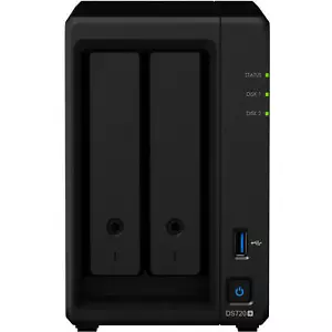 Neu Synology Diskstation DS720+ NAS Server, Celeron CPU, 6 GB Speicher, 8 TB Festplatte - Bild 1 von 5