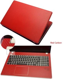 Laptop Carbon fiber Leather Sticker Skin Cover for 2017 Sony vaio S13 VJS131C11T - Picture 1 of 30