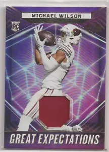 2023 Panini Illusions Michael Wilson Great Expectations Patch RC Cardinals - Picture 1 of 2