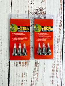 2 packs Bunny Thumper Small Game hunting Rubber Blunt Broadhead Arrow Tip - Picture 1 of 3