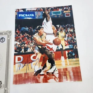 1998 Matt Harpring Hand Signed Autographed 8x10 Photo Press Pass COA Pre-owned - Picture 1 of 3