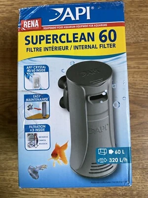 API Superclean Internal Filter Aquarium Crystal Clear Healthy Water Fish Tank - Image 1 of 4