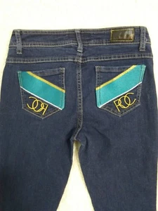 B. Rocawear Damenjeans Ultimate Skinny dunkelblau Größe 3 gebraucht, in einwandfreiem Zustand - Bild 1 von 6
