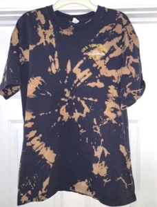 USS Yorktown CV-5 Navy T-shirt Mens XL Tie Reverse Acid Dye Tee One Of a Kind - Picture 1 of 4