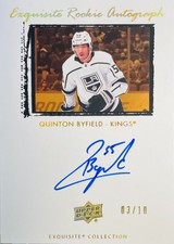 2021-22 Exquisite QUINTON BYFIELD AUTO 09-10 Rookie Autograph Gold 03/10