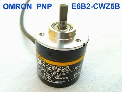 1x OMRON 10~5000P Incremental Rotary Encoder 10~5000p/r 12~24V DC E6B2-CWZ5B PNP - Image 1 of 4