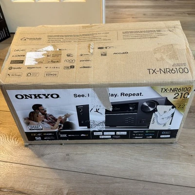 Onkyo TX-NR6100 7.2 Channel  A/V Receiver - Black - Pre-Owned - Image 1 of 4