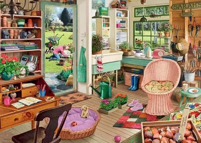 Ravensburger My Haven No 8 The Gardener's Shed Jigsaw Puzzle (1000 Pieces) - Image 1 of 3