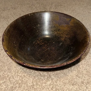 Helen Warren Original Designs Large Genuine Mahogany  Bowl MCM - Picture 1 of 9