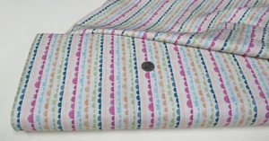 Timeless Treasures quilt-craft fabric PEEKABO STRIPE latte 2 yds (dpj-2896) - Picture 1 of 1