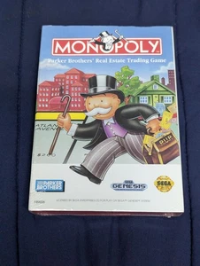 MONOPOLY SEGA GENESIS 1992 CARDBOARD BOX VARIANT BRAND NEW FACTORY SEALED - Picture 1 of 8