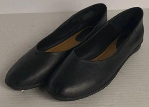 LATIGO Sz 8.5M Natalia Leather Ballet Flats Shoes Womens Black New!!! - Picture 1 of 7