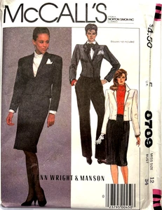 Simplicity Sewing Jacket Skirt Pants Size 12  Vintage  New Uncut 8789 - Picture 1 of 2