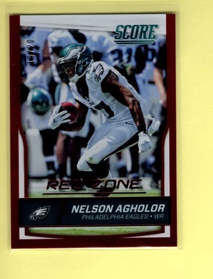 NELSON AGHOLOR 2016 SCORE FOOTBALL RED ZONE 19/20 - Image 1 of 2