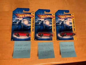 Hot Wheels 2007 New Models Ferrari 599 GTB #14 3 Car Lot READ - Picture 1 of 15