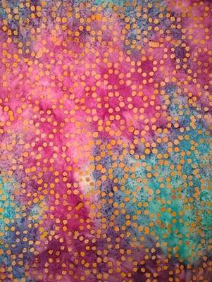 New Batik Cotton Quilting Sewing Fabric  - By the Yard - Image 1 of 4