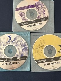 SEGA SATURN Langrisser III IV V Disk Only Set of 3 Used SEGA SATURN LANGRISSER S