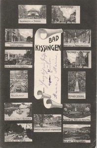 Mehrbild Ak Unterfranken "Bad Kissingen - Maxstraße, ..."; Kf.;  gest. 6.JUN.05 - Bild 1 von 2