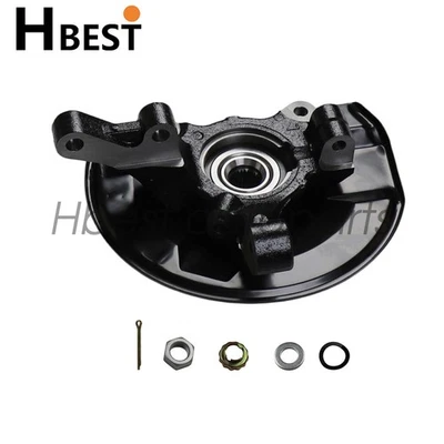 Ajuste para Dodge Caliber 2008-2012 dirección delantera izquierda nudillo y cojinete de cubo de rueda Foto 1 de 4