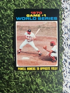 Topps Baseball WS Game 1 Boog Powell #327 1971 excelente estado envío bajo  - Imagen 1 de 2