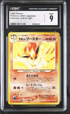 CGC 9 MINT Light Flareon Japanese Neo Destiny 136 Pokemon Card - Image 1 of 2